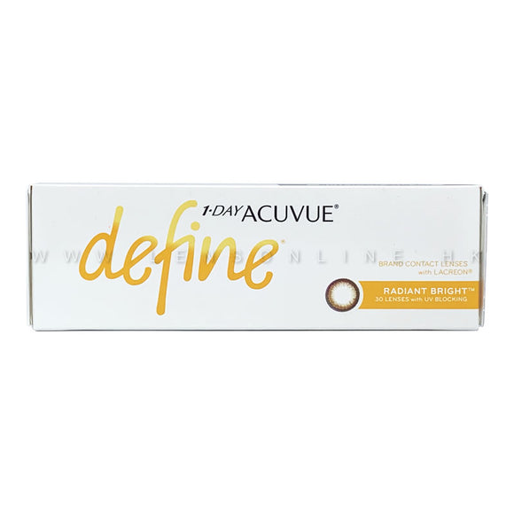 1 Day Acuvue Define - Radiant Bright 閃鑽啡